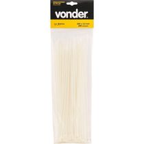 Abraçadeira De Nylon 200x3,6mm Branca Com 1000 Peças Vonder