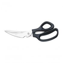 Tesoura Trinchante Tramontina Em Inox Cabo Preto 8"