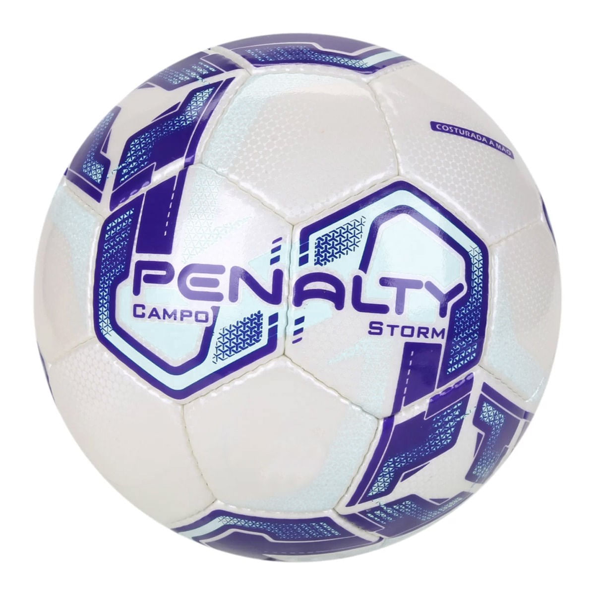 Bola Campo Penalty Storm XXI N4 Único / Branco e Azul