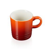 CANECA ESPRESSO LE CREUSET 100ML ESMALTADA EM CERÂMICA VERMELHO CAYENNE 70305107970099