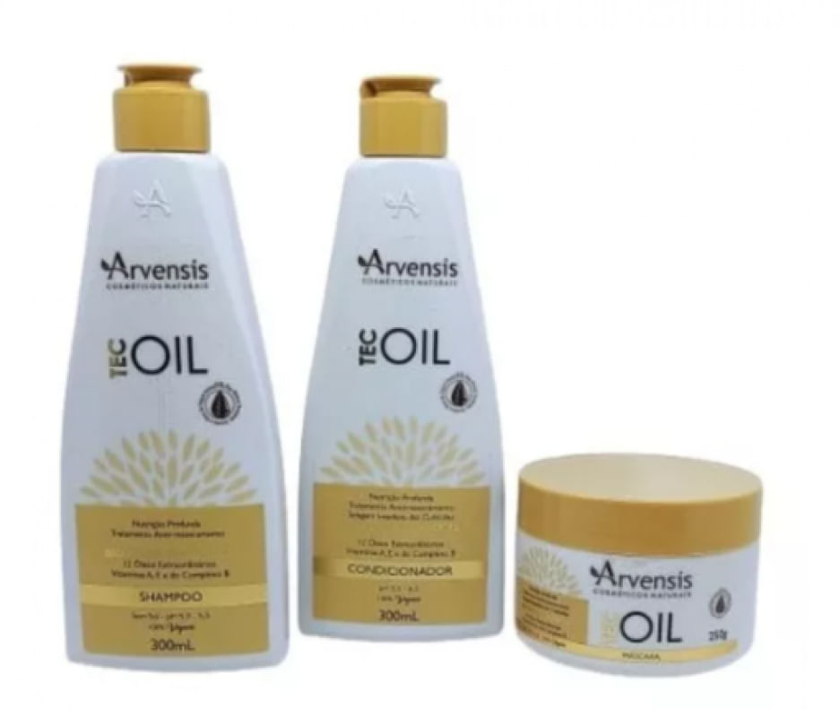 Kit Shampoo+ Condicionador + Máscara Arvensis Tec Oil