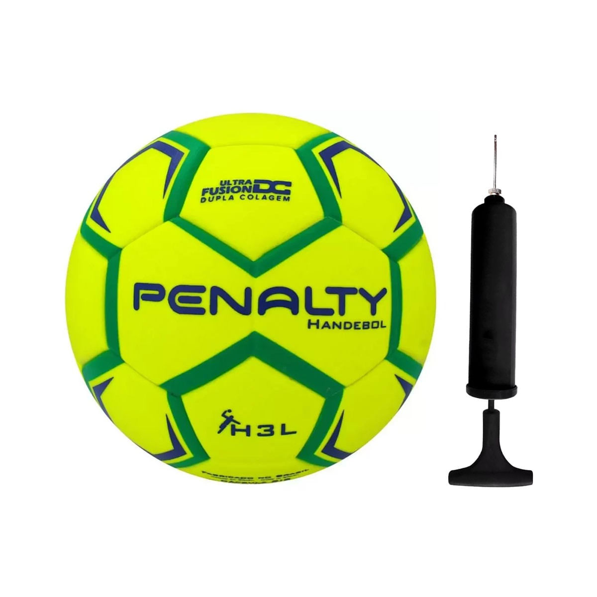 Bola Handebol Penalty H3L Ultra Fusion + Bomba de Ar