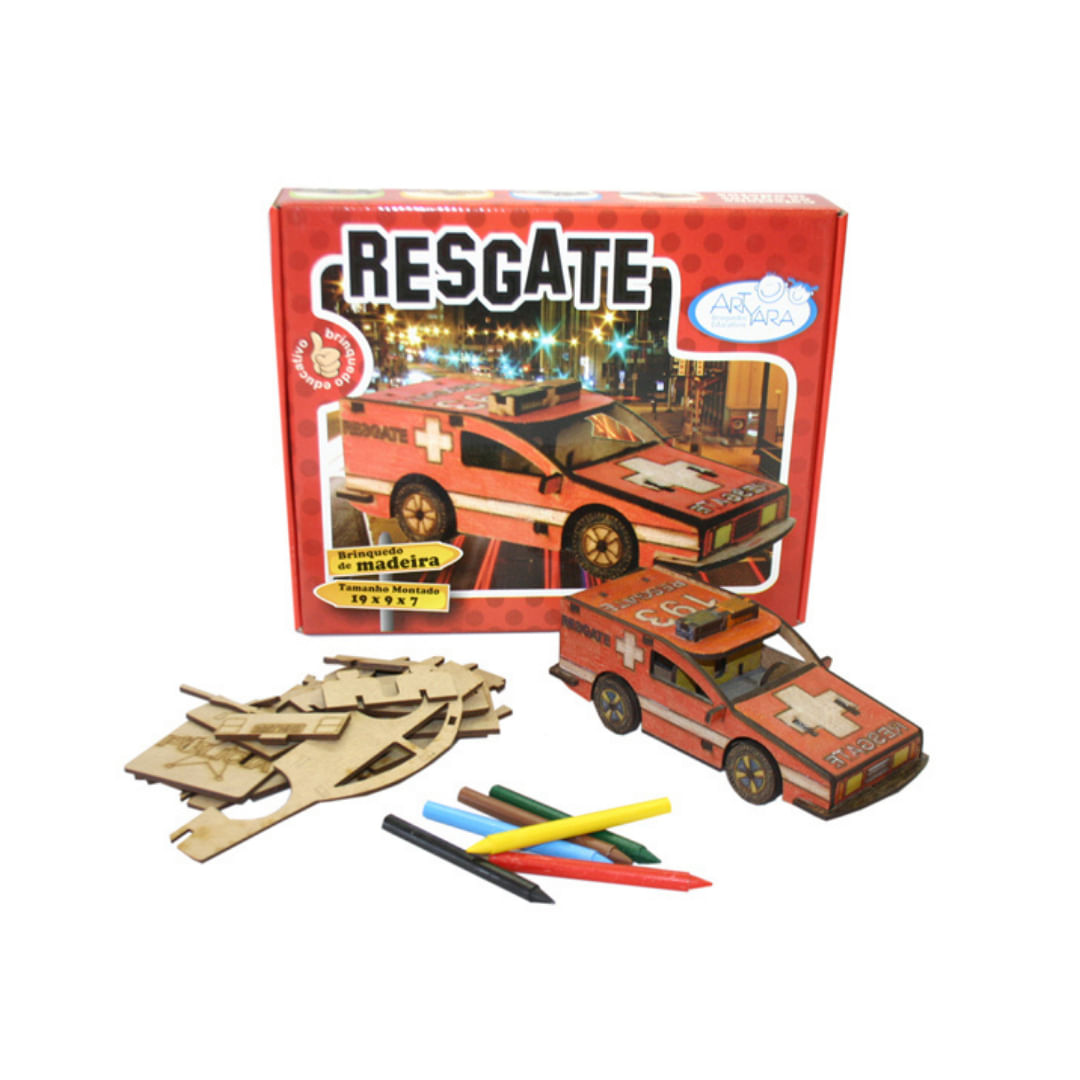 Quebra-Cabeça 3D Coleção S.O.S. Resgate - Artyara
