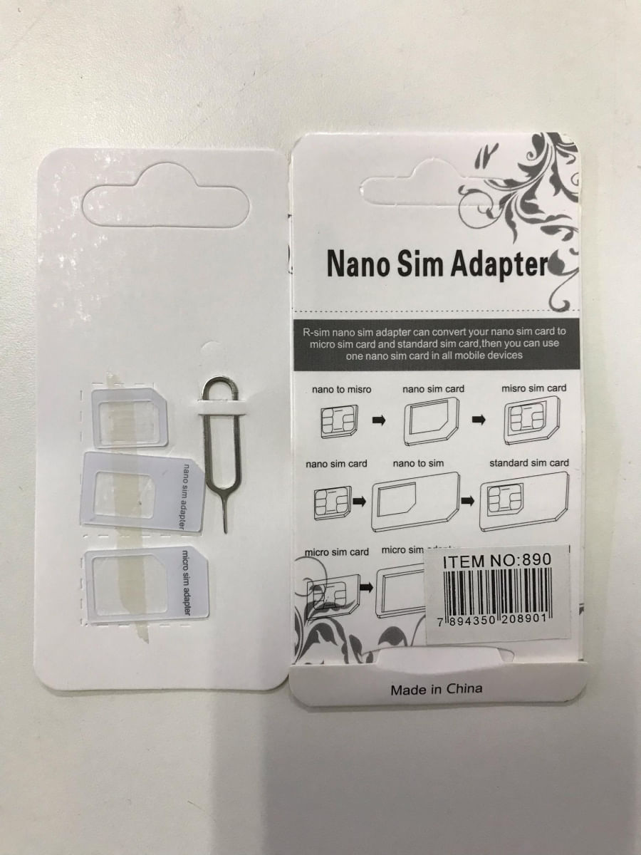 Kit Adaptador Ejetor Chip Sim Card Universal Extrator Mobile