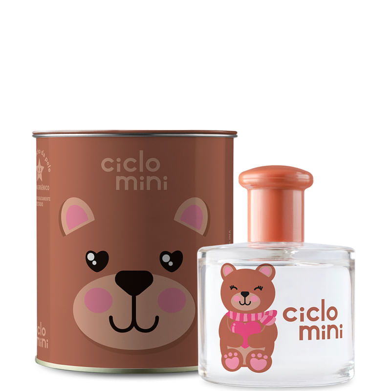 Perfume Infantil Ursolina Água de Colônia QHS 100ml - Ciclo