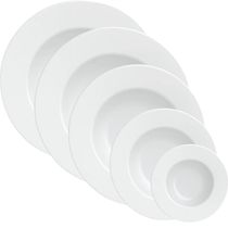 Aparelho de Jantar Maria Augusta Porcelana 30 Peças Tramontina Mesa Posta Branca