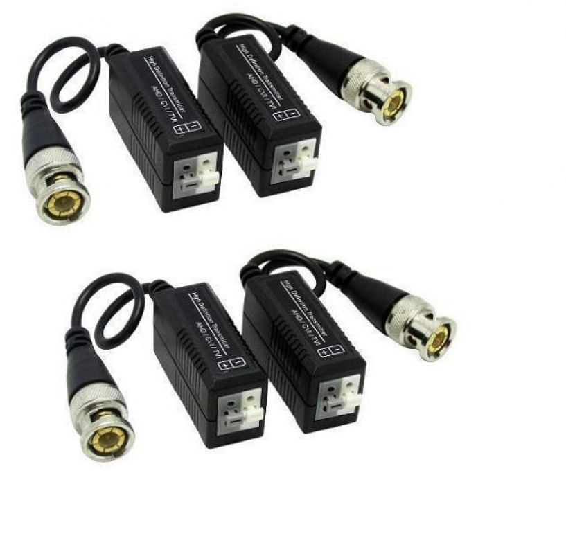 Video Balun Camera Hd Ahd Borne Cftv 400mt Ballun - 5 Pares