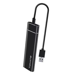 Case SSD Adaptador M.2 Sata NVMe NV1 NV2 NV3 USB 3.1 Type-C 10Gb Tomate