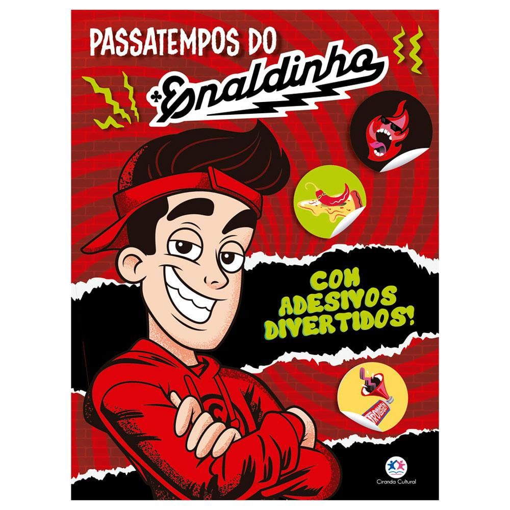 Livro com Adesivos Passatempos do Enaldinho Ciranda Cultural 12489