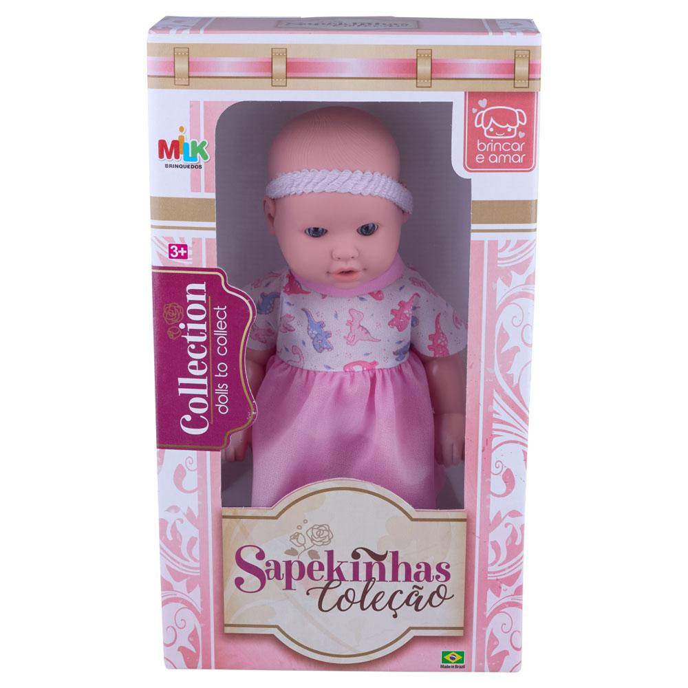 Boneca Sapekinha Loira Milk Brinquedos 607