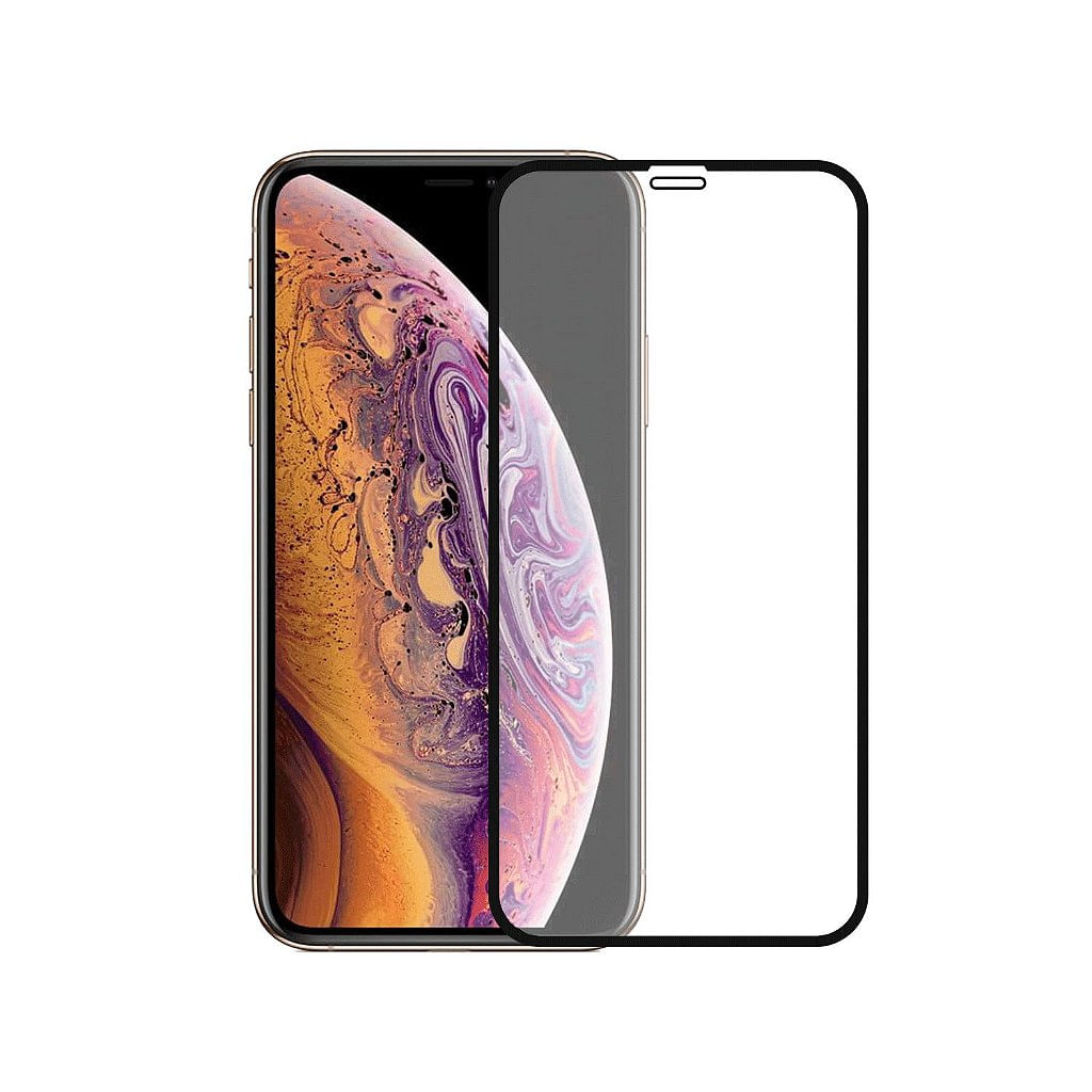 Película Coverage Color para Iphone XS Max - Preta - Gorila Shield