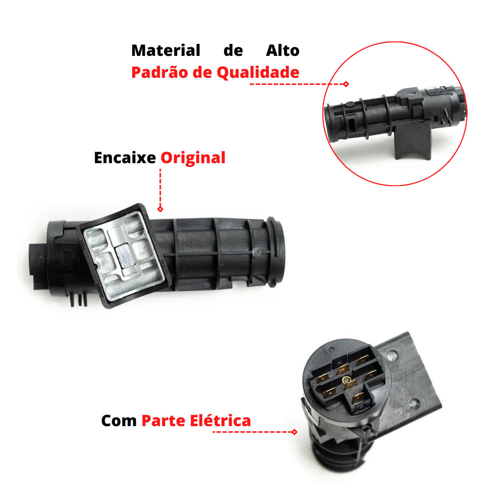 Trava Direção Com Parte Elétrica Sem Cilindro Uno Mille