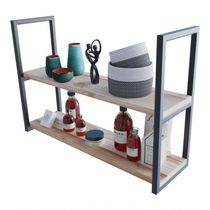 2 Estantes Organizadora C/ Suporte Para Livro 80X50X20