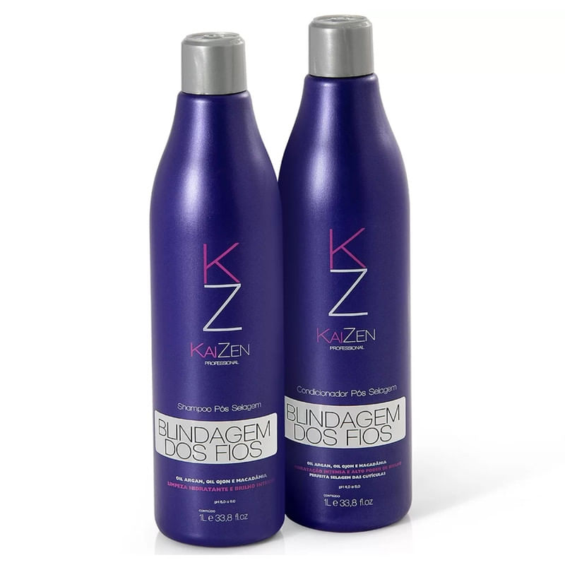 Kit Pós Selagem Kaizen Shampoo e Condicionador 2x1L