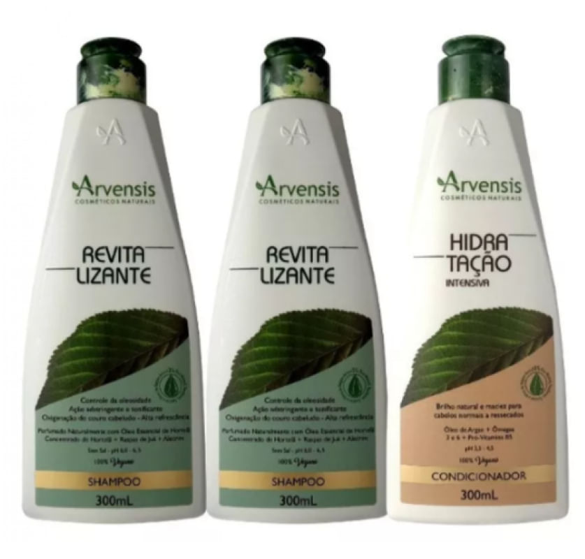 Kit Arvensis Revitalizante Hidratante Shampoo + Condicionador