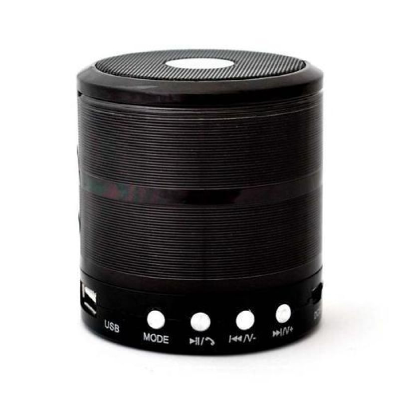 Caixa de som bluetooth mini speaker space line WS-887 preta