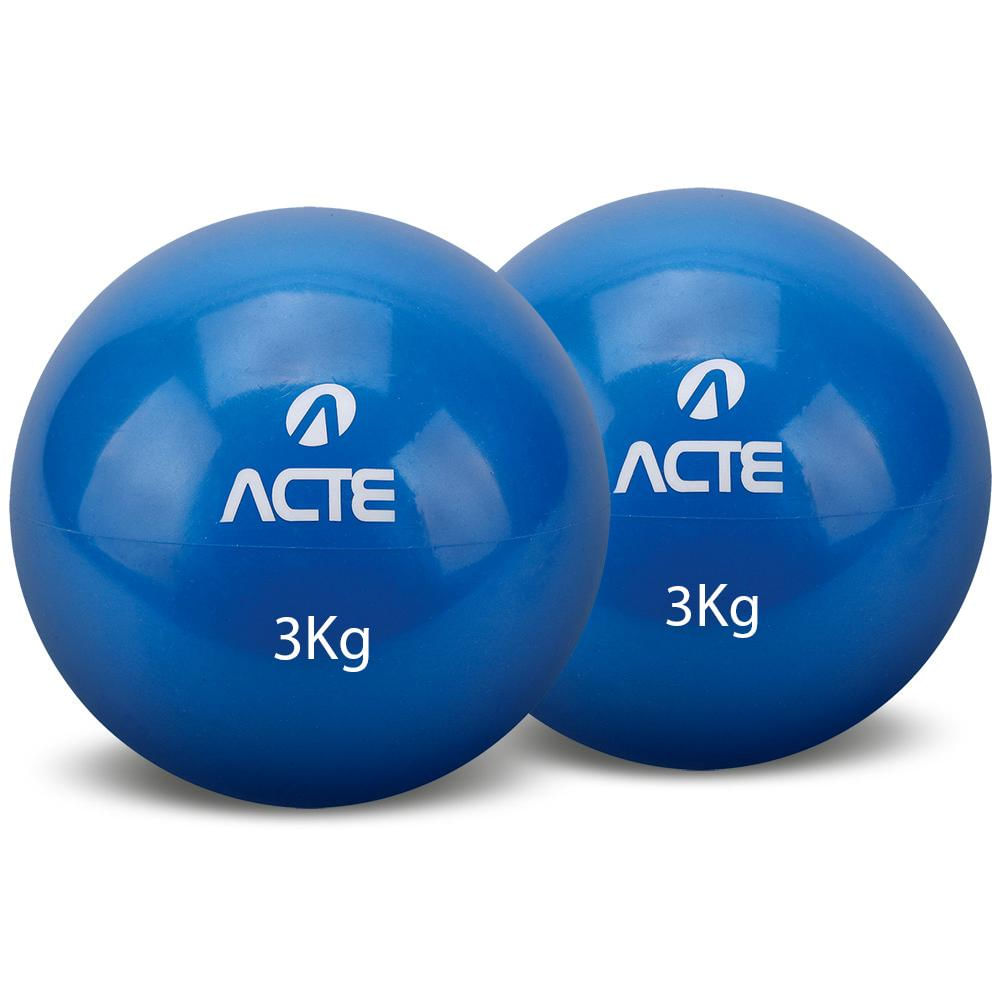 Par De Bolas Tonificadoras 3Kg T57 Acte Sports