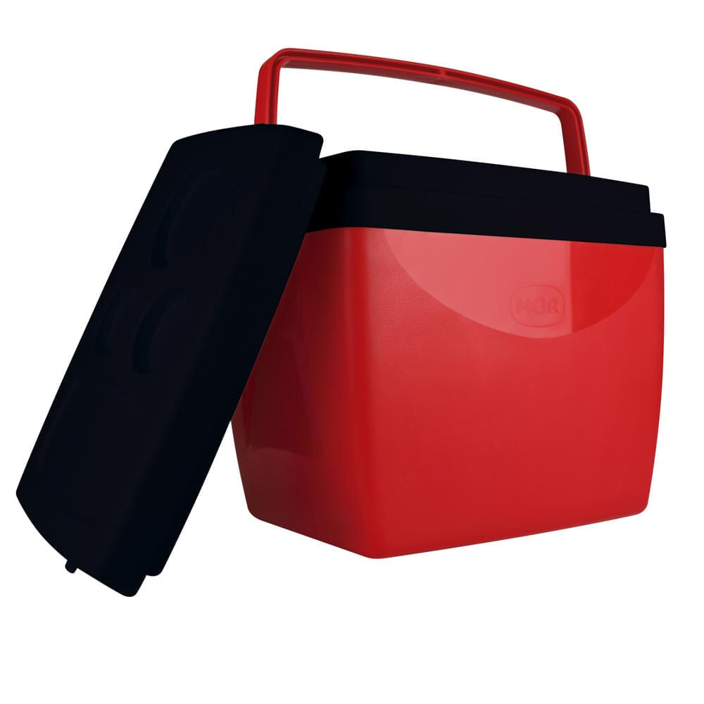 Caixa Térmica 26L Vermelho com Preto