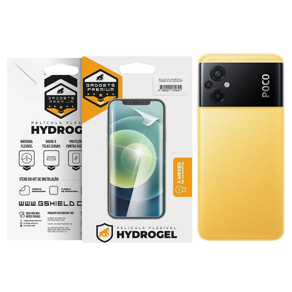 Película para Xiaomi Poco M5 - Traseira Hydrogel HD- Gshield