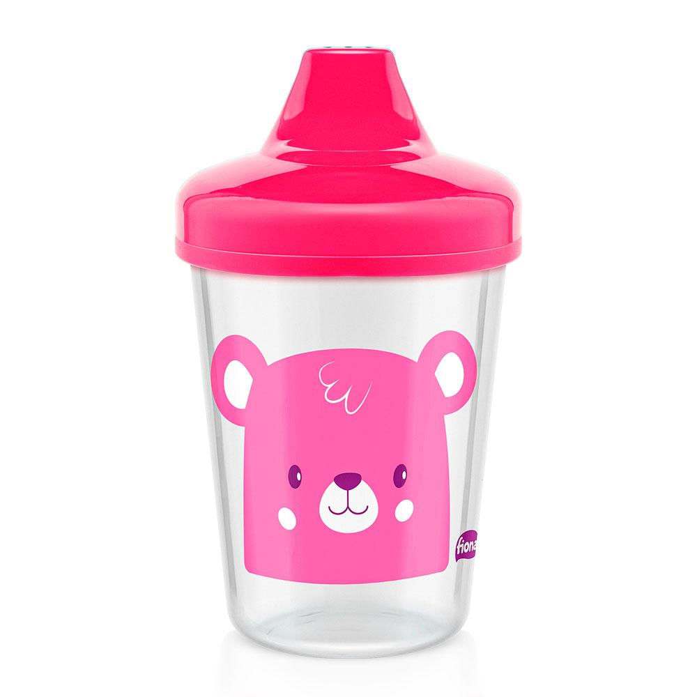 Copo Infantil Rosa 207ml Fiona