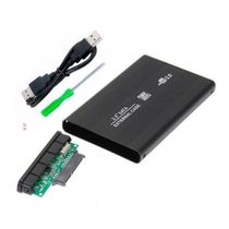 Case Gaveta Hd Externo 2,5 Notebook Usb 2.0 Sata Preto
