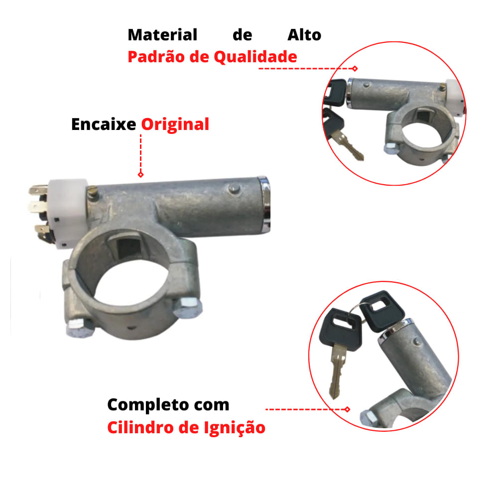 Trava De Direção Com Parte Elétrica Volvo N10