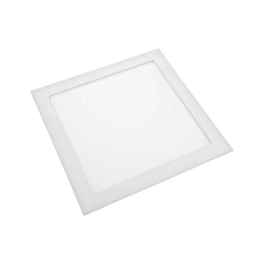Luminária Plafon 25w Led Quadrado Embutir 3000k Le biscuit