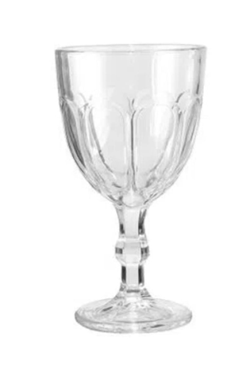 TAÇAS GOBLET VIDRO 310ML - ELEGÂNCIA E VERSATILIDADE - 6 UNIDADES