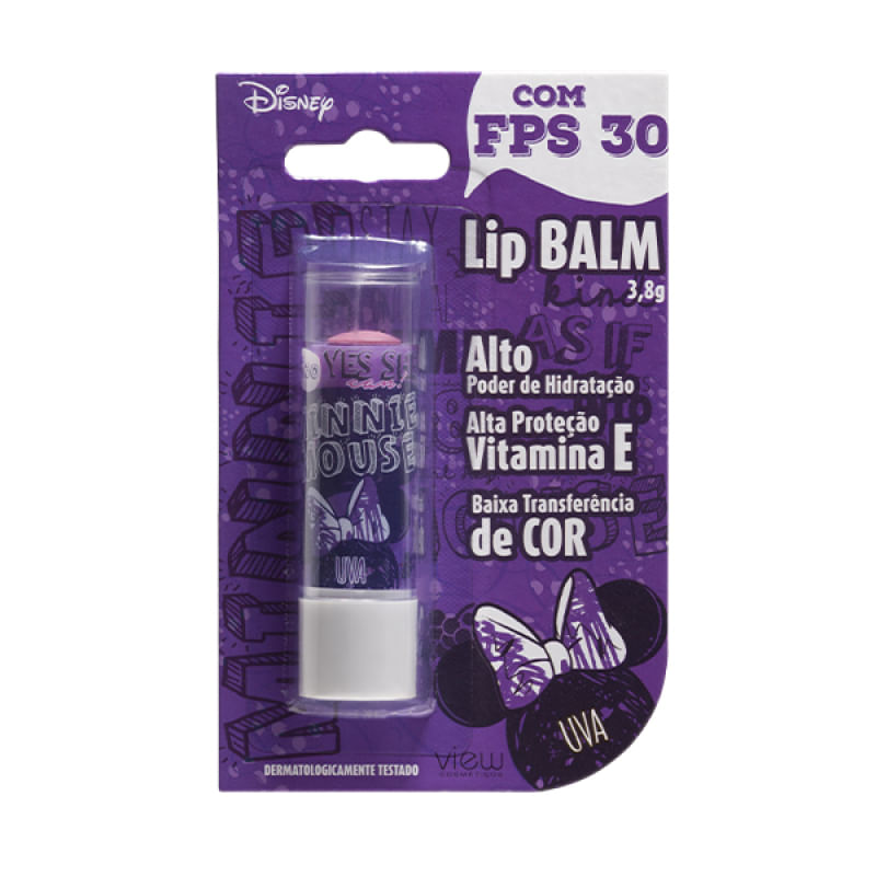 Lip Balm Minnie de Uva com FPS30 - View Cosméticos