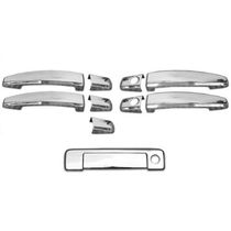Kit Aplique Cromado Maçaneta + Traseira Chevrolet S10 2012 à 2016