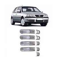 Aplique Cromado Maçaneta Volkswagen Gol Parati Saveiro G3 / G4 4 Portas