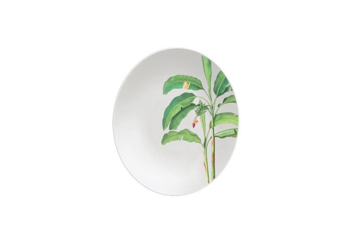 Prato Sobremesa Graziela Porcelana Decorada 19 cm Tramontina