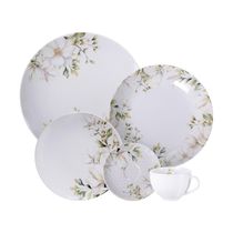 Aparelho de Jantar Tramontina Magnólia em Porcelana Decorada 20 Peças