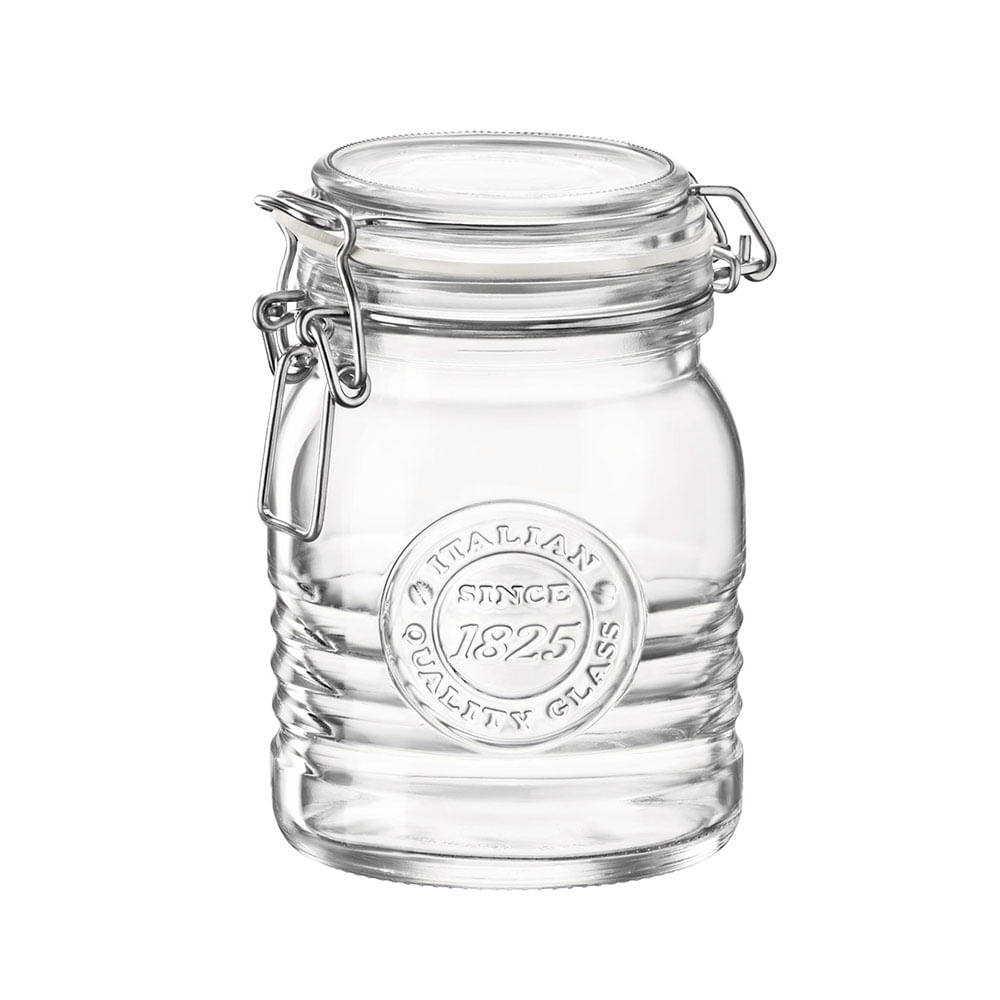 Pote de Vidro Hermético 500ml Officina Bormioli