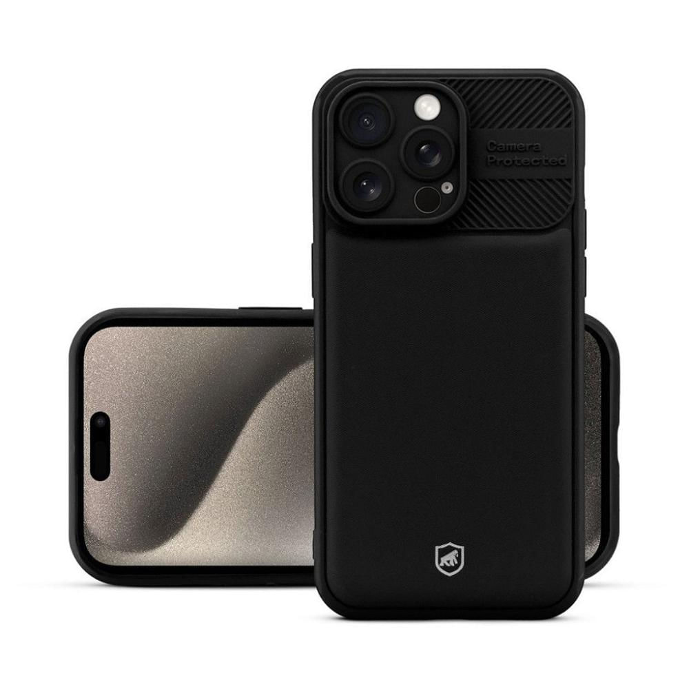 Capa para iPhone 15 Pro - Symetric Preta - Gshield