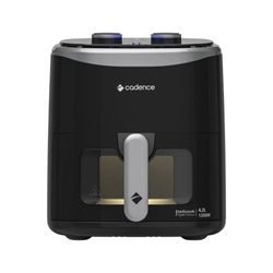 Fritadeira Preta com Janela Cadence 127V