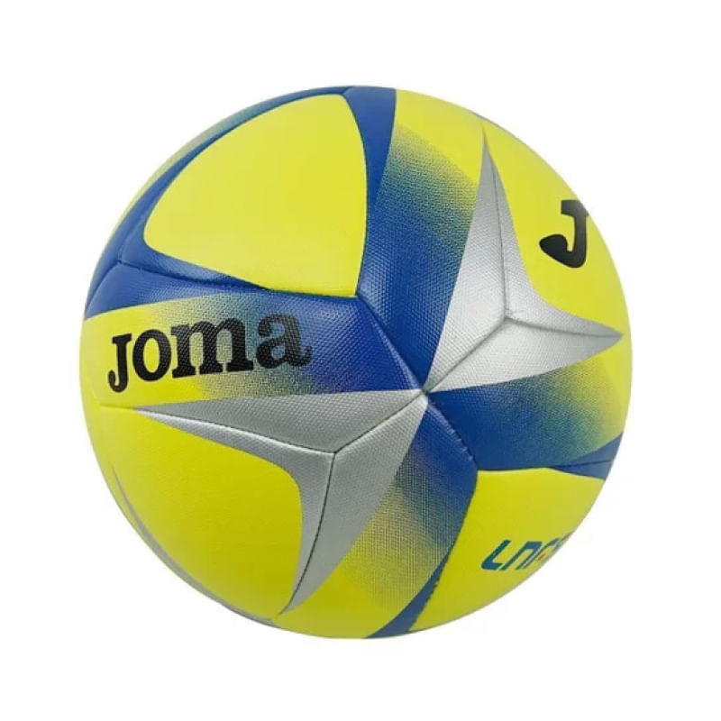 Bola de Futsal Joma JP Aguila F2 LNFS - Tamanho 62 Amarelo Prata e Azul Unico / Amarelo