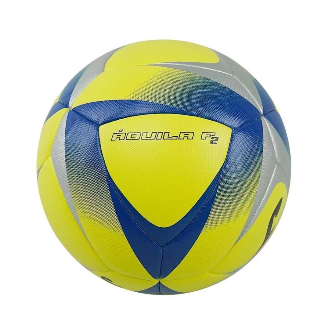 Bola de Futsal Joma JP Aguila F2 LNFS - Tamanho 62 Amarelo Prata e Azul Unico / Amarelo