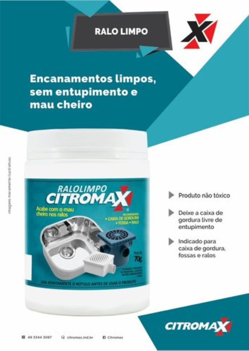 Enzimas Bacterias Para Limpar Fossa Ralo Limpo Citromax 150g