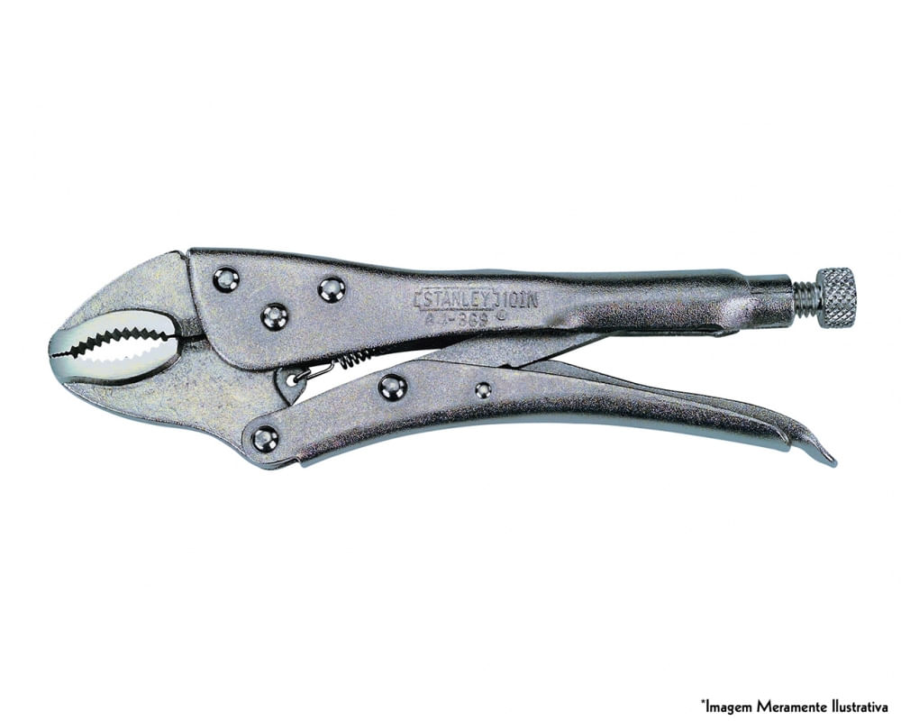Alicate Pressao 10\&#039\&#039 Curvo Stanley Blister 84-369