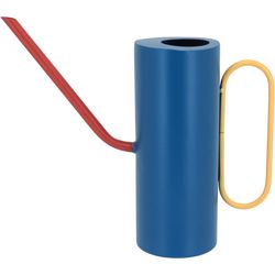 Vaso de Metal 23x25x25cm Azul - AZUL