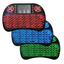 Mini Teclado + Touchpad Mouse Sem Fio P/ Smart Tv Pc Notebook RGB