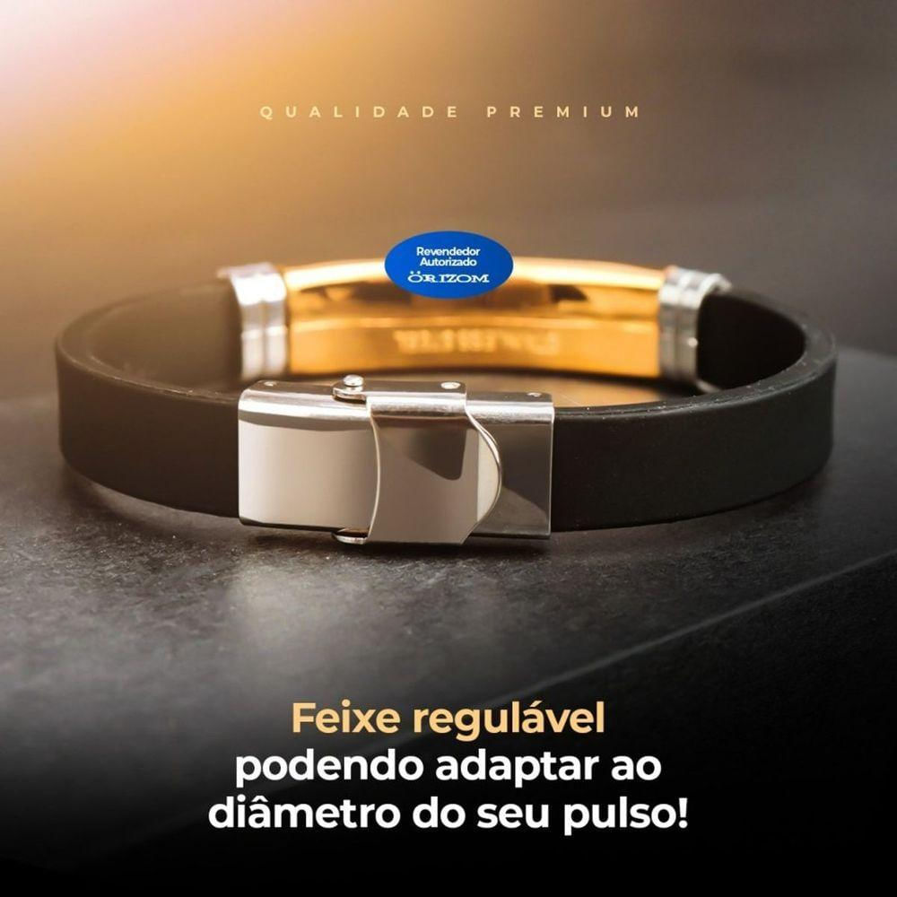 Pulseira Ouro Placa Banhada Jesus Cristo Dourada Masculina Ajustavel Presente Qualidade Premium