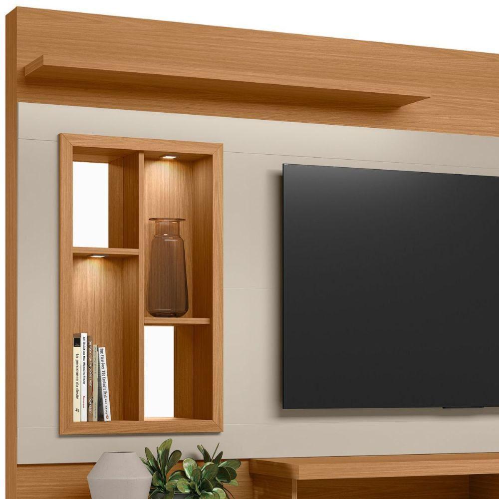 Estante Home Para Tv Até 65 Polegadas Com Led Eldorado Linea