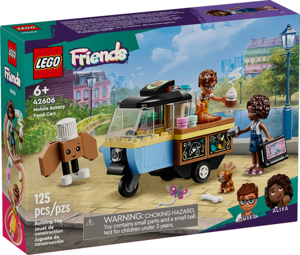 Lego Friends 125 Peças Carrinho De Padaria Movel - 42606