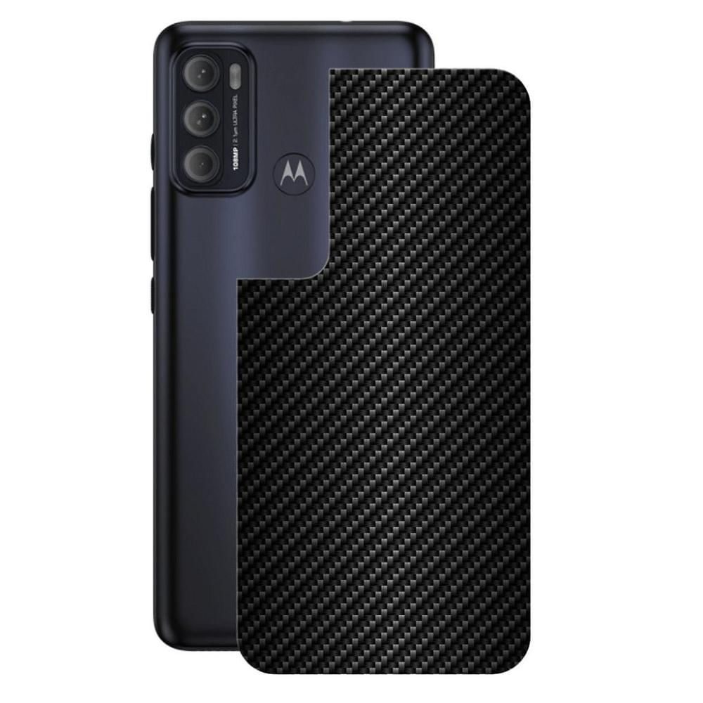 Película para Motorola Moto G60 - Traseira de Fibra de Carbono Preta - Gshield