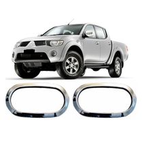 Aplique Moldura do Pisca L200 Triton 2008/2016 Pajero Dakar 2009/2016