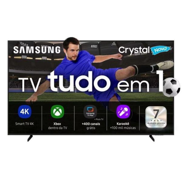 Smart TV 65 4K Crystal UHD UN65U8100FGXZD HDR10+ Gaming Hub Design Slim Samsung