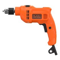 Furadeira de Impacto Black+Decker BED710450 3/8 Polegadas 450W Empunhadura Ergonômica Gatilho Anatômico
