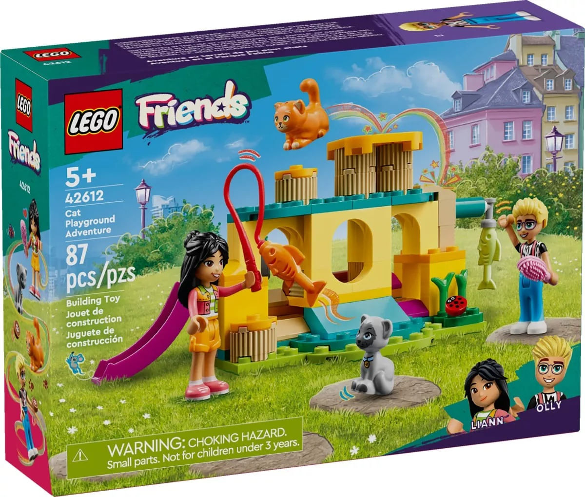 Lego Friends 87 Peças Aventura No Playground Dos Gatos - 42612